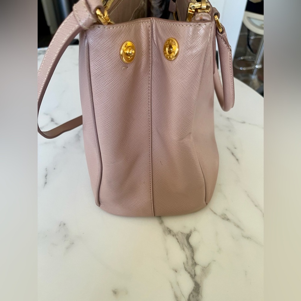 Prada Galleria Saffiano pink cream medium cross body bag - Picture 10 of 12